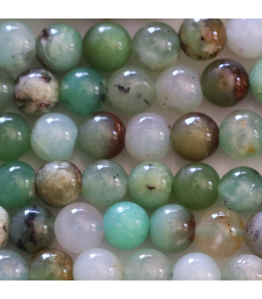 BeauMonde Bijoux - Chrysoprase 7 mm environ perle ronde A Australie