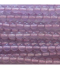 Chalcedony 4 mm purple round bead