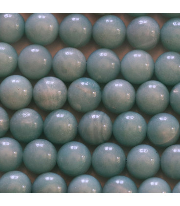 BeauMonde Bijoux - Amazonite 8 mm perle ronde Chine qualité A+