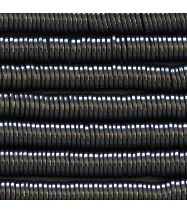 Hematite 4x1 mm heishi - BeauMonde Bijoux