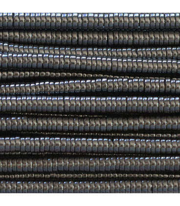 BeauMonde Bijoux - Hematite 3.3x1 mm environ heishi
