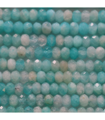 BeauMonde Bijoux - Amazonite 3x4.5 mm rondelle facettée A Afrique