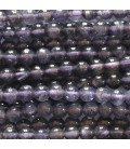 Iolite 4 mm perle ronde A+ Zambie