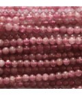 BeauMonde Bijoux - Tourmaline rose 2 mm perle ronde A Nigéria