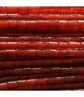 Agate red 2x4 mm tube
