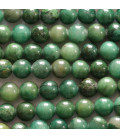 BeauMonde Bijoux - Jade 6/6.2 mm environ perle ronde A+ Afrique