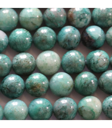 BeauMonde Bijoux - Chrysocolle 8 mm perle ronde AA Afrique