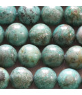 BeauMonde Bijoux - Chrysocolle 10 mm perle ronde AA Afrique