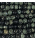 Jaspe Kambaba 4/4.5 mm environ perle ronde A+ Madagascar