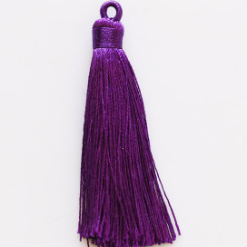 Pompom 65 mm with ring covered with wire - BeauMonde Bijoux