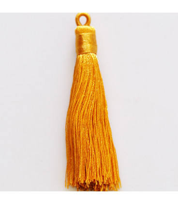 Pompom 65 mm with ring covered with wire - BeauMonde Bijoux