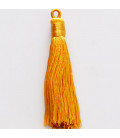Pompom 65 mm with ring covered with wire - BeauMonde Bijoux