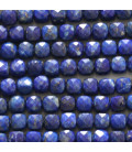 Lapis lazuli 4X4X4 mm environ carré facetté A Afghanistan