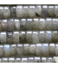 Labradorite 3X6 mm straight heishi washer