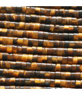Tiger eye 2x3 mm heishi washer Africa - BeauMonde Bijoux