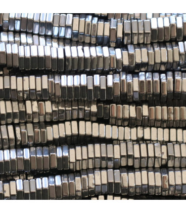 Hematite 4x1 mm hexagonal washer - BeauMonde Bijoux