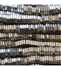 Hematite 4x1 mm hexagonal washer - BeauMonde Bijoux