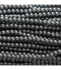 Hématite 3/3.3 mm environ perle ronde trou 1.5 mm environ