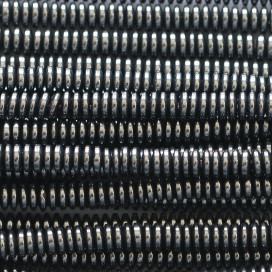 Hématite 1/1.4x4 mm environ rondelle arrondie