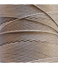 Polyester thread 0.50 mm in a spool of 100 mm European quality