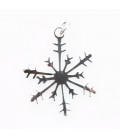 Pendentif 13 mm flocon de neige