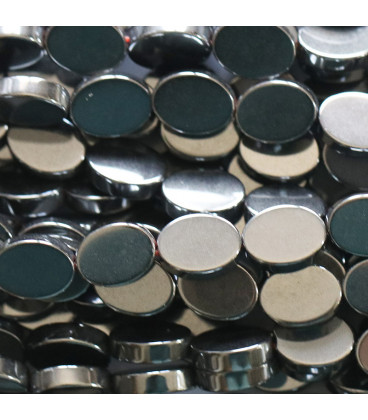 BeauMonde Bijoux - Hématite 6x8 mm environ ovale plat