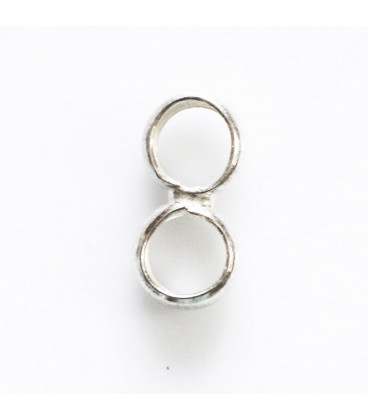 BeauMonde Bijoux - Tube/barette 6x11.5 mm 2 anneaux