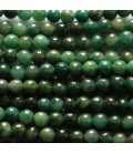 Jade green 4 mm round bead Africa - BeauMonde Bijoux