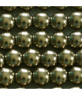 Golden hematite 8 / 8.3 mm round bead, hole of about 3 mm