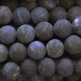 BeauMonde Bijoux - Sodalite mate 10 mm perle ronde A Afrique du Sud