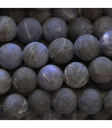 BeauMonde Bijoux - Sodalite mate 10 mm perle ronde A Afrique du Sud