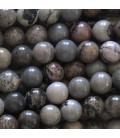 Jasper arctic 8 mm round beige/grey bead - BeauMonde Bijoux