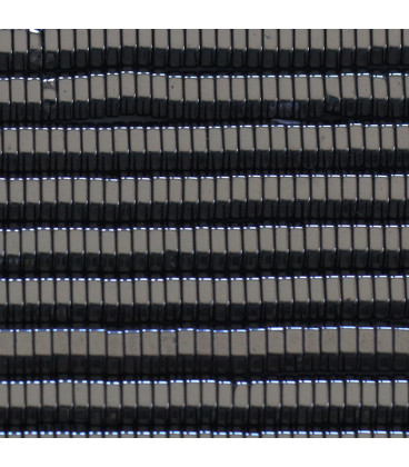 Hematite 6x2 mm hexagonal washer - BeauMonde Bijoux