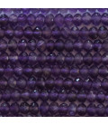Amethyst 2x3 mm faceted washer - BeauMonde Bijoux