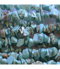 Howlite turquoise pierre chips 5/8 mm +/- environ Chine