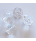 Bohemian bead 10 mm round faceted crystal (in packet)