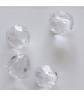 Round faceted bohemian crystal bead 8 mm (in packet)