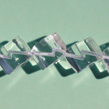 BeauMonde Bijoux - Cristal de roche 10 mm environ cube diagonal A+ Brésil