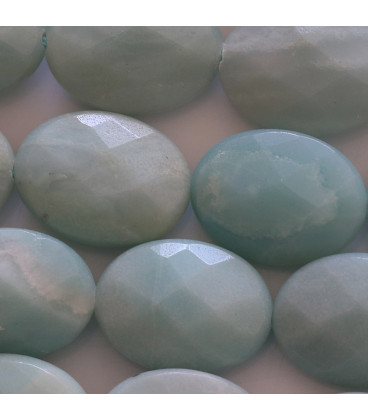 Amazonite China 15x20 mm faceted oval - BeauMonde Bijoux