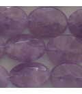 Amethyst light 15x20 mm faceted oval