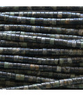 Kambala jasper 2x3 mm straight heishi washer - BeauMonde Bijoux