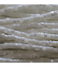 BeauMonde Bijoux - Nacre blanche 2x3 mm rondelle heishi droite Indonésie
