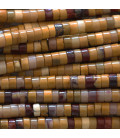 Mokaite 2x4 mm heishi