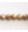 BeauMonde Bijoux - Nacre beige 10 mm perle ronde A Indonésie