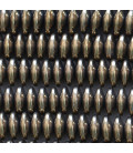 BeauMonde Bijoux - Hématite dorée 2/3x8 mm environ rondelle arrondie lisse large