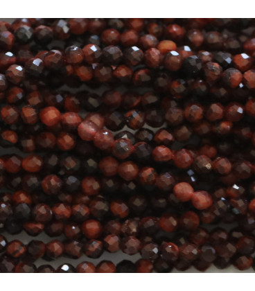 Tiger Eye 2 mm faceted red - BeauMonde Bijoux