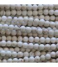 BeauMonde Bijoux - Magnésite 4 mm perle ronde A USA