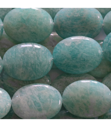 BeauMonde Bijoux - Amazonite 15x20 mm galet plat A Afrique