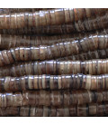 Brown heishi shell 4/5 mm - BeauMonde Bijoux
