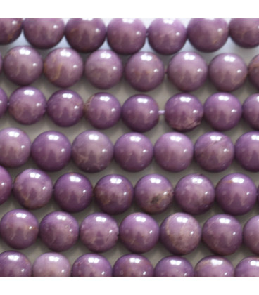 Phosphosiderite 6 mm round bead AA - BeauMonde Bijoux